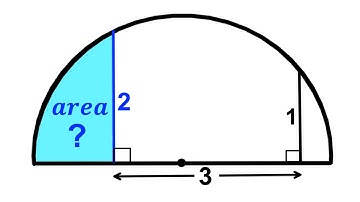 Can you find area of the Blue shaded region? | (Semicircle) | #math #maths | #geometry