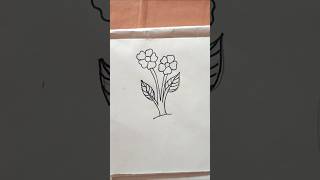 Easy flower drawing colour#drawing#rinkucreator#flower#art#easydrawing#simpleflowermaking#shorts#yt