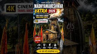 Madhyamaheshwar Yatra 2026 | Lord Shiva's Hidden Himalayan Temple | 4K Cinematic Travel Documentary