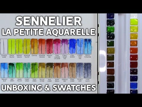 Sennelier La Petite Aquarelle 24 Half Pans