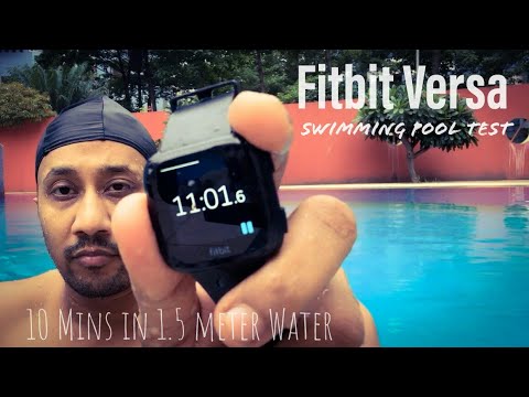 fitbit versa swimming