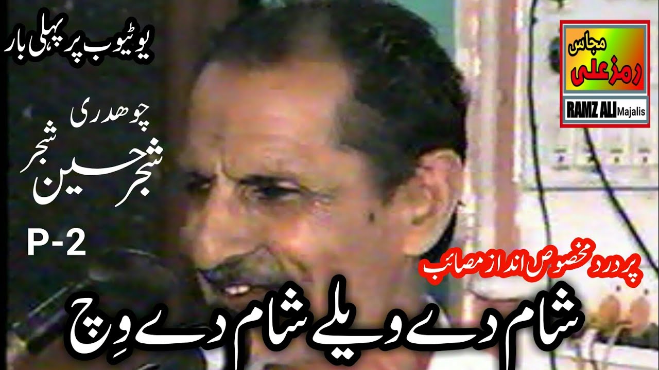 شام دےویلےشام دےوچ|Masaib Bazar Darbar e Sham|Zakir Shajar Hussain Shajar|Yadgar Majlis