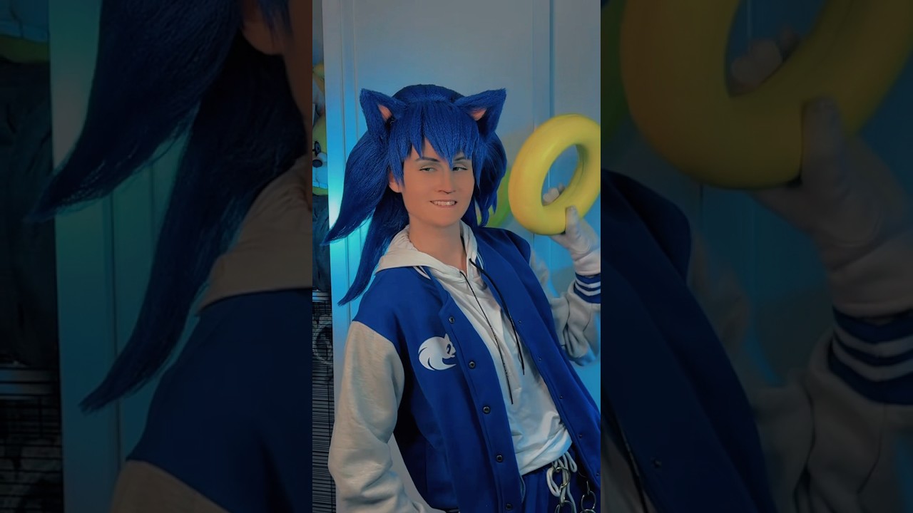 I'm really looking forward to the next Sonic movie! 💙👀 #sonic #cosplay #sonicthehedgehog