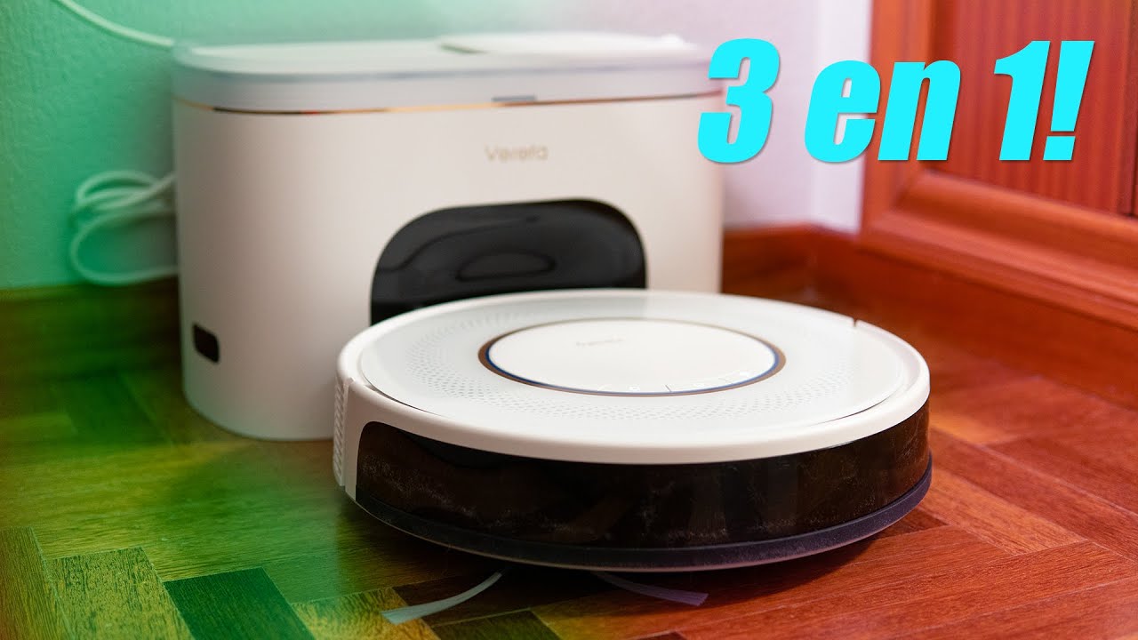 Robot aspirador con BASE DE CARGA y BARATO | Verefa V60M Pro