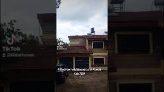 4 Bedrooms maisonette with DSQ for sale at Runda Ksh 75M. Call 0722938972 #Runda #Affordable #home