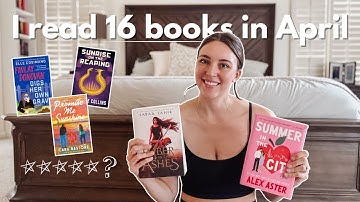 Every book I read in April - reading wrap up