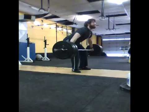 245lb pause snatch pull