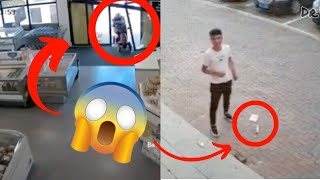 LOS MOMENTOS INCREÍBLES CAPTADOS POR UNA CÁMARA DE VIDEOVIGILANCIA