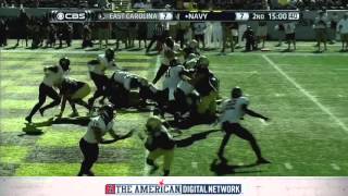 Keenan Reynolds with the Carry Five Times for the Midshipmen