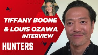 Tiffany Boone & Louis Ozawa / HUNTERS Season 2 Interview On Roxy & Joe's Reunion / SPOILERS!