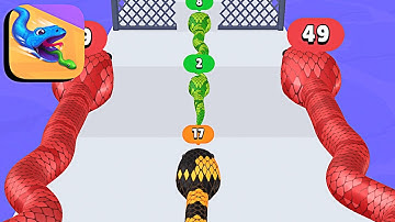 Snake Run Race ​- All Levels Gameplay Android,ios (Levels 40-43)
