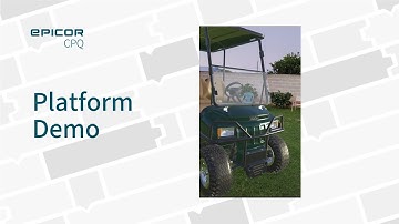 Platform Demo: Epicor CPQ KB3D Visualization & Augmented Reality