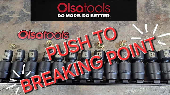 I tried to Break the Olsa Tools Swivel Sockets