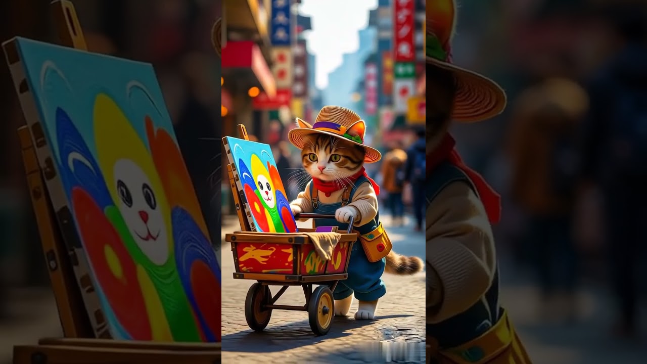 selling painting #cat #kucing