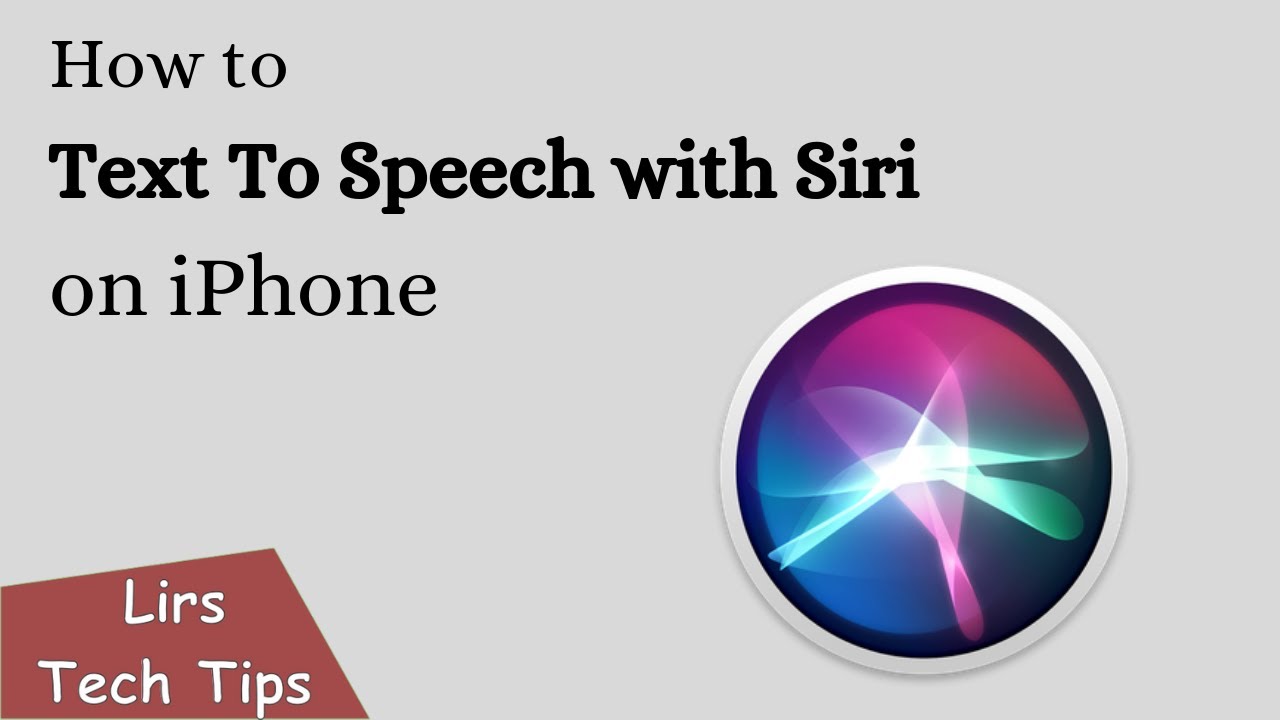 speech to text siri