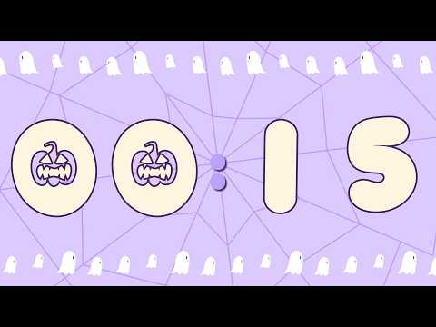 👻 15 Second Cute Halloween Timer | Pastel Ghost Countdown