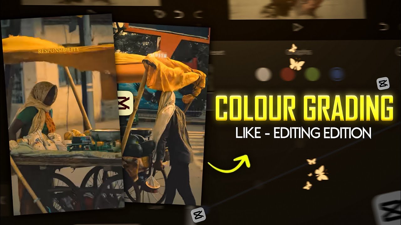 Colour Grading Like - Editing Edition In Capcut | Cinematic Yellow Tone