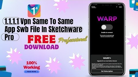 Vpn Project In Sketchware Pro | 1.1.1.1. Vpn Project #fastersoftwaredeveloper #vpn #sketchware