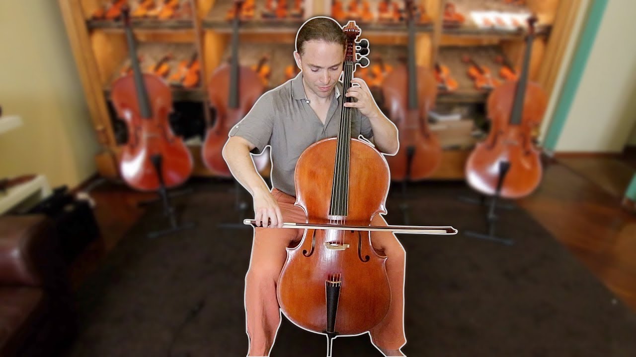 Playing a 5 String Cello, part 1 Marin Marais L'Agréable YouTube