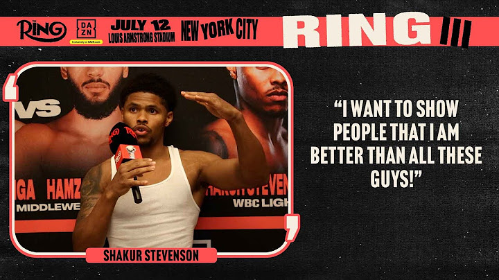 "Tank Davis Acts Like I've Done NOTHING!" Shakur Stevenson On Future Fight & William Zepeda Clash