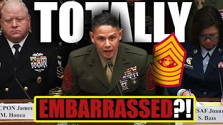SGTMAJ of The Marine Corps BURNED in Front of Congress?!