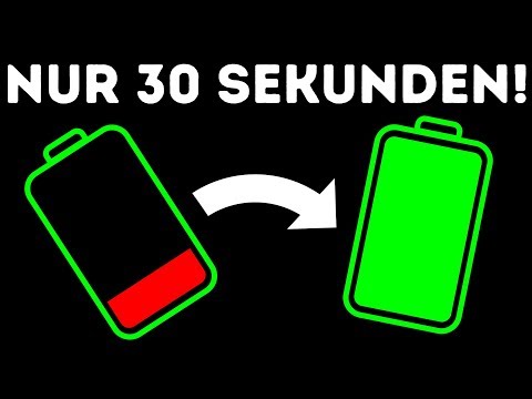 Video: Neue Mobile Akkus Können In Sekunden Aufgeladen Werden - - Alternative Ansicht