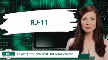 CompTIA ITF+ (FC0-U61) | RJ-11 | Exam Objective 2.1 | Course Training Video