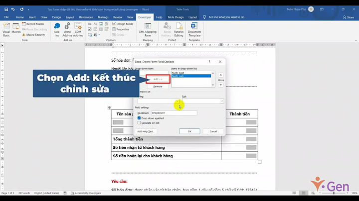 Cách tạo form in hóa đơn trong word năm 2024