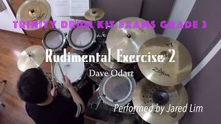 Trinity College London - Grade 3 Drum Kit 2014-2019 : Exercise 2 (Performed by Jared Lim)