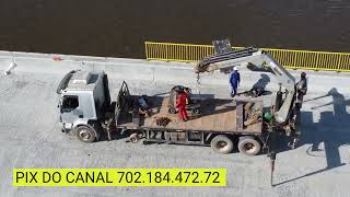 🧿 15/05/2024 OBRAS DE CONSTRUÇÃO DA PONTE DO RIO ARAGUAIA BR-153 PA/TO