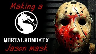 Making a Mortal Kombat X Jason  Mask  Friday The 13th DIY
