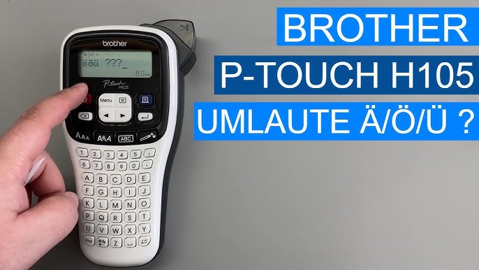 PT-H107B, Titreuse Portable P-touch Bleue Foncée