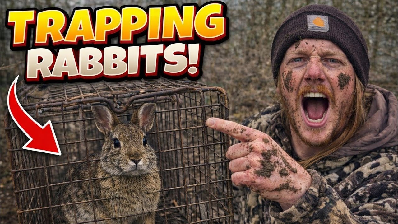 Trap Cooper Rabbit How to TRAP RABBITS using LIVE TRAPS! - YouTube