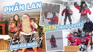 Hen bất ngờ gặp ÔNG GIÀ NOEL, lần đầu TRƯỢT TUYẾT tại Phần Lan |H'Hen Niê Official