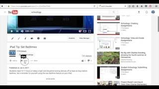 Schoology: Embed Videos in Pages