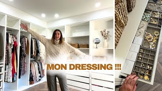 on AMÉNAGE mon dressing ensemble + DRESSING TOUR COMPLET !!  | tribulationsdanais