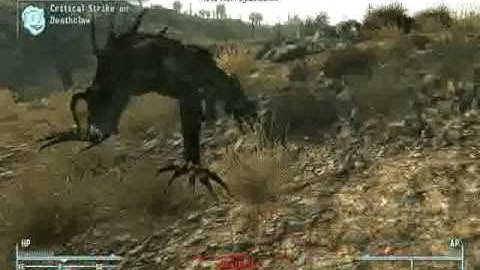 Fallout 3 - Unarmed Dual with DeathClaw - Round 2