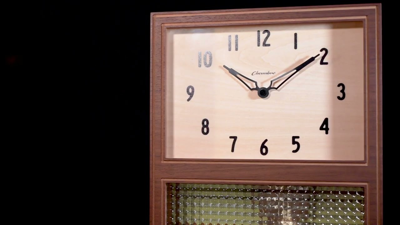 INTERZERO Chambre COURT PENDULUM CLOCK 個性的なフォルムがレトロで