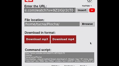 Python GUI YouTube Downloader
