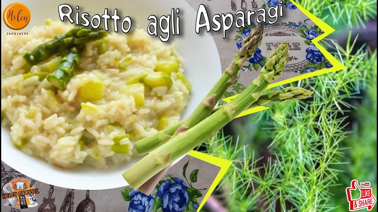 Risotto agli ASPARAGI selvatici,  FACILISSIMO , SEGRETI e CONSIGLI