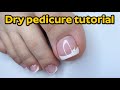 Dry pedicure step by step xcoat tips by btartbox