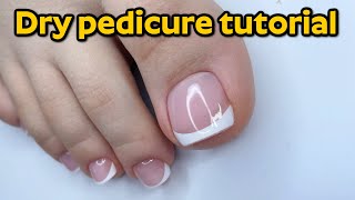 Dry Pedicure Step by Step 🦶X-coat Tips by BTArtbox