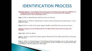 Identification Process In Sparsh