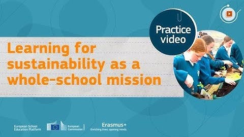 Learning for sustainability as a whole-school mission / Practice video