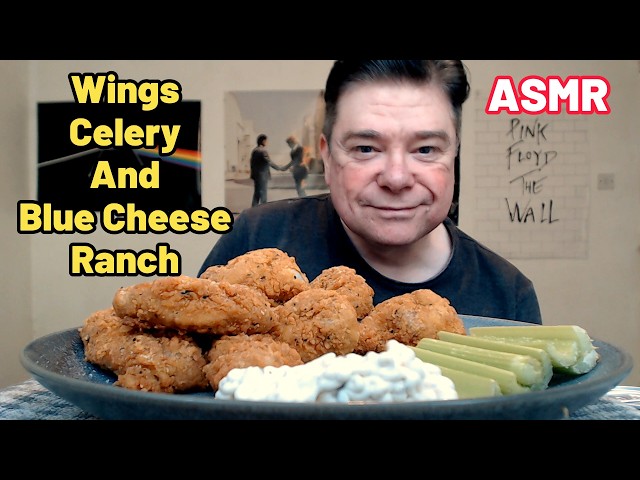 ASMR - Wings, Celery And Blue Cheese Ranch