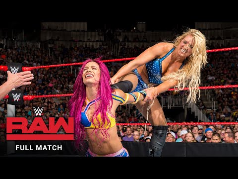 FULL MATCH - Charlotte Flair vs. Sasha Banks - Women's Title Match: Raw, July 25, 2016