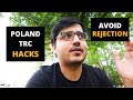 HOW TO AVOID REJECTION FOR POLAND TRC|Temporary Residence Card, Poland 🇵🇱