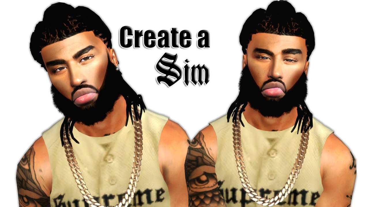Create a Male Sim ts4/CC Links listed below - YouTube