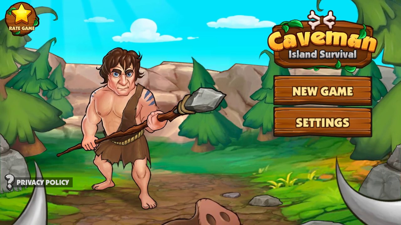 Caveman Island Survival Simulator 3D: Primal World - Android Gameplay [48+ Mins, 1080p60fps]