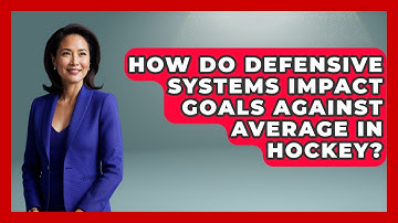How Do Defensive Systems Impact Goals Against Average in Hockey? - Puck Stats Central